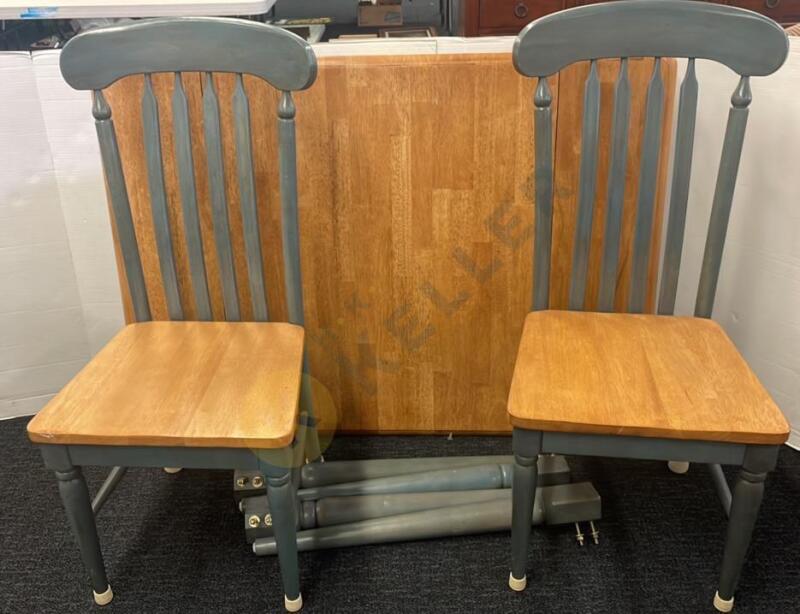 Drop-Leaf Table with Matching Chairs