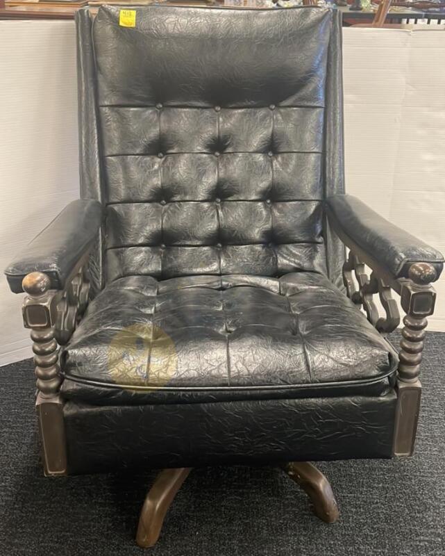 Leather Rocking Armchair