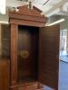 Antique Wardrobe with Beveled Mirrored Door - 7