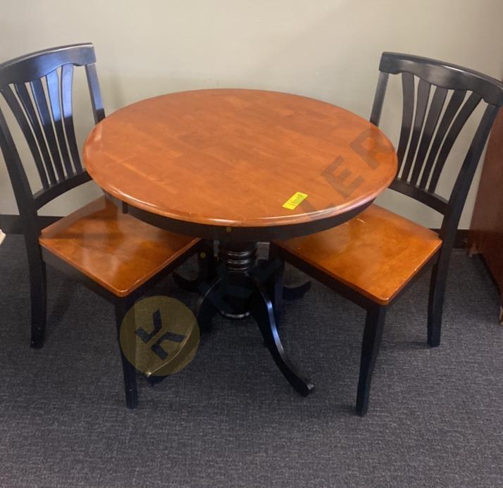East West Furniture Table with 2 Chairs