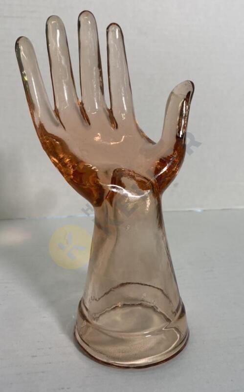 Vintage Glass Hand Ring Holder