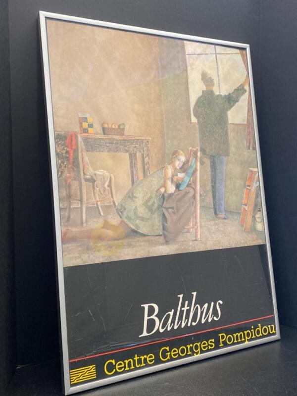 1983 Centre Georges Pompidou Framed Balthus Poster