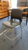 Bartop Pedestal Table with 2 Chairs - 6