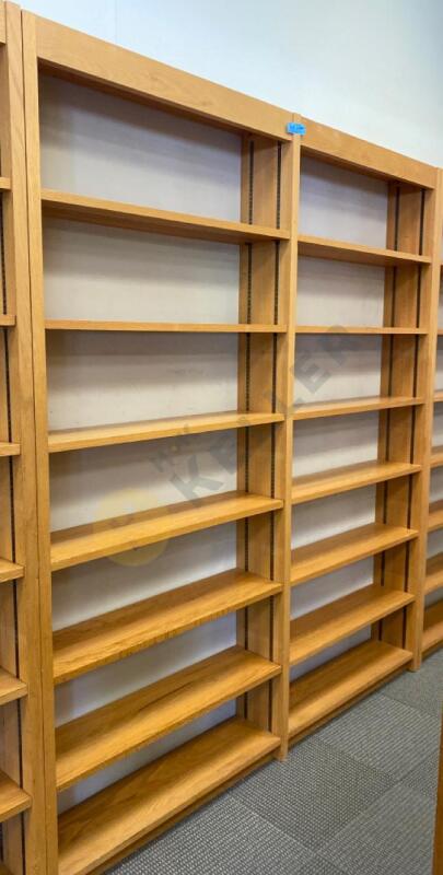 2 Section Wooden Bookshelf