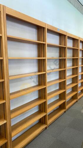 3 Section Wooden Bookshelf