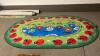 Oval Educational Counting Rug