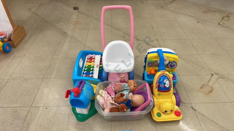 Little Tikes Xylophone, Dolls, and More Toys