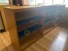 Double Sided Wooden Bookshelf - 2