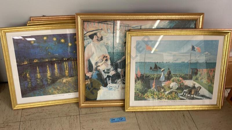 Monet and Van Gogh Framed Prints and More