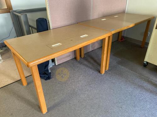 Two Computer Tables