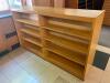 Double Sided Wooden Bookshelf - 2