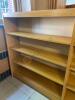 Double Sided Wooden Bookshelf - 3