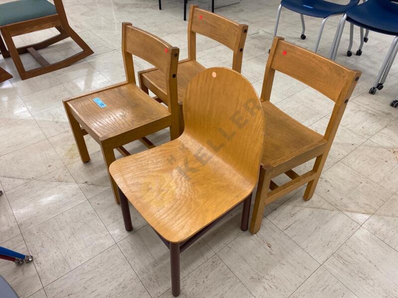 4 Wooden Children’s Chairs