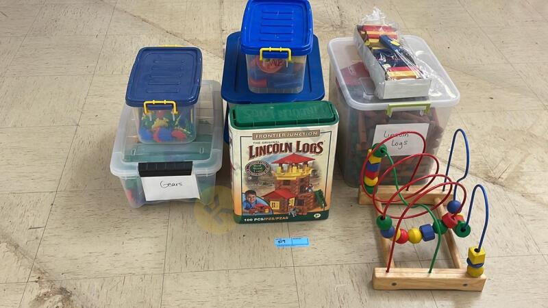 Lincoln Logs, Building Blocks, and More Toys