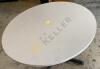 Round Formica Top Pedestal Table - 2