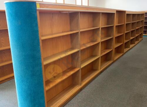 Large Double-Sided Bookshelf