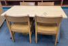 Wooden Children’s Table and 4 Chairs - 2