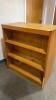 Double-Sided Wooden Bookshelf - 2