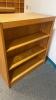 Double-Sided Wooden Bookshelf - 3