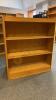 Double-Sided Wooden Bookshelf - 6