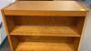 Double-Sided Wooden Bookshelf - 8