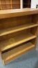 Double-Sided Wooden Bookshelf - 11