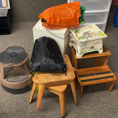 Stools, Drawstring Bags, and More