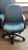 Four Upholstered Office Chairs - 2