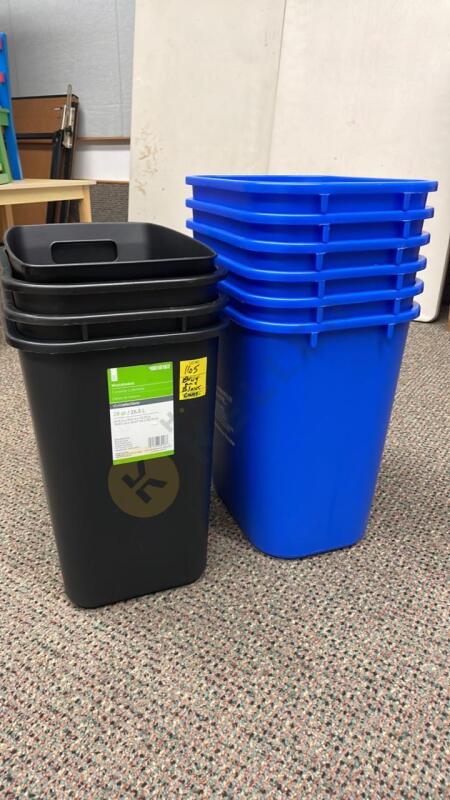 Trash Cans and Recycle Bins