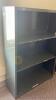 Wooden Podium and Metal Shelving Unit - 6