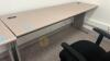 Two Person Laminate Work Table and Chair - 3