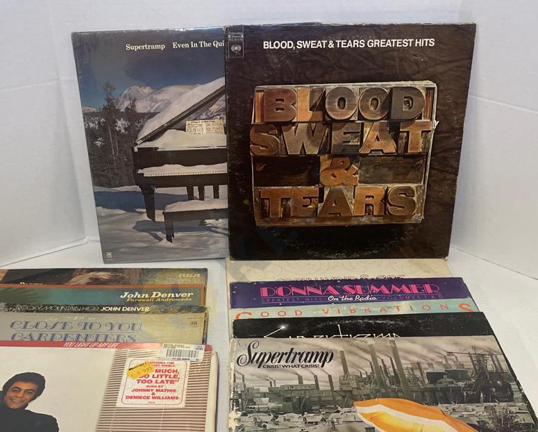 Record Albums - John Denver, Donna Summer, Beach Boys, and More