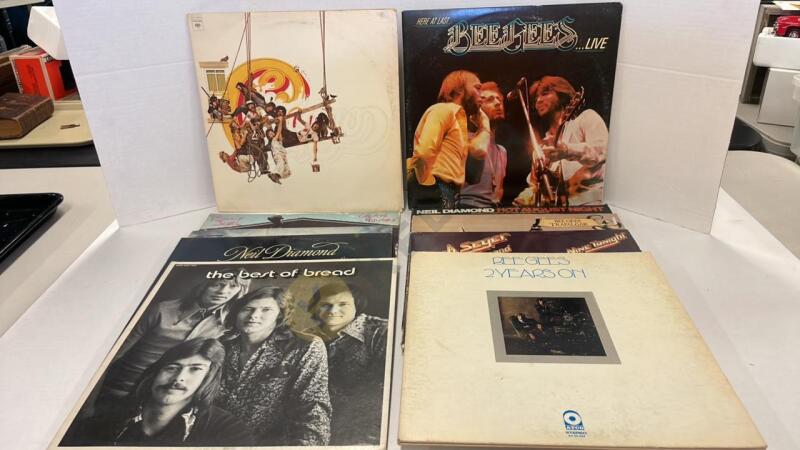 Record Albums - Billy Joel, Chicago, Bee Gees, and More