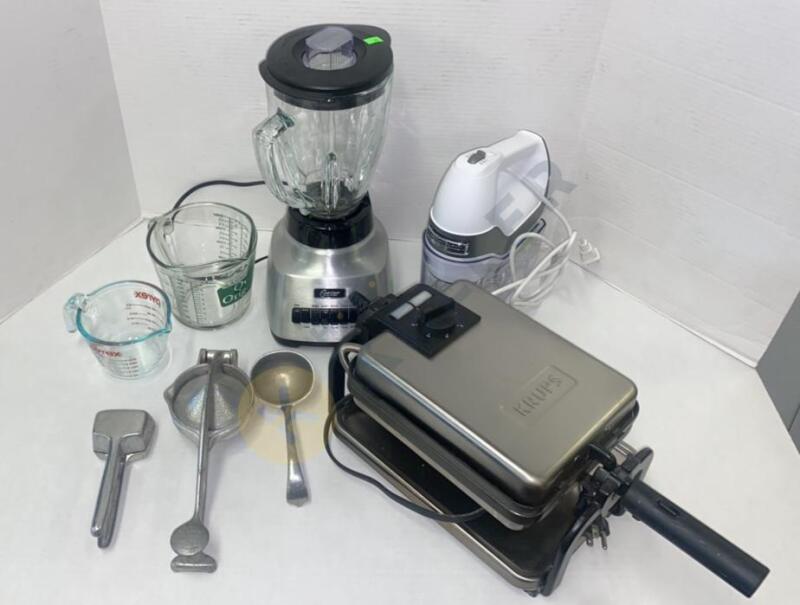 Krups Waffle Maker, Oster Blender, and More