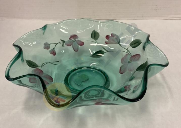 Fenton Signed Hand Painted Bowl