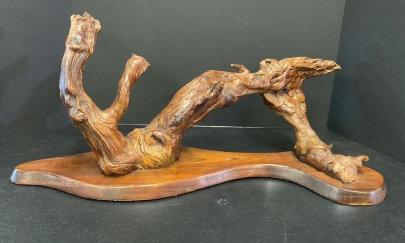 Sculptural Driftwood Mounted on Base