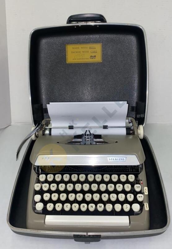 Vintage Smith Corona Typewriter with Case
