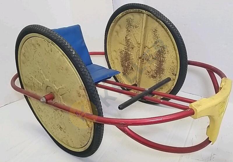 Vintage Metal Hand Pedal Tricycle