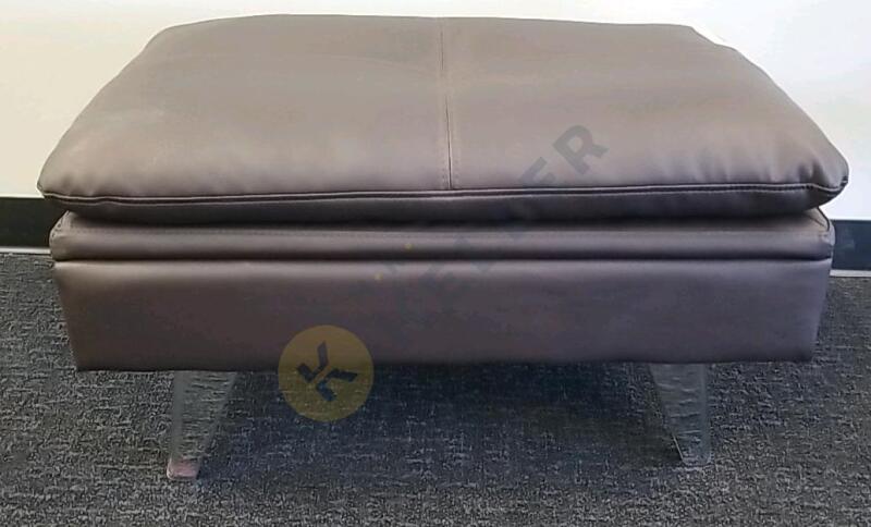 Relax Lounge Leather Foot Stool With Storage