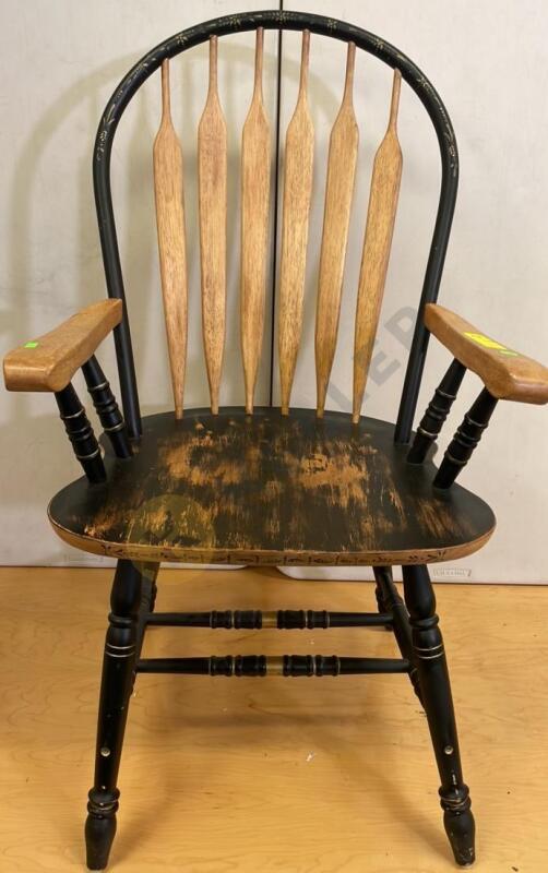 Custom Painted Wooden Chair