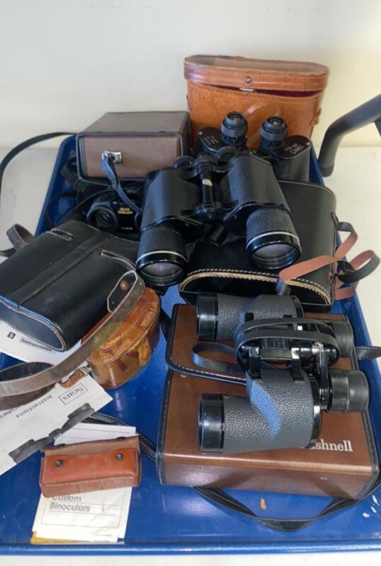 Binoculars and Cases