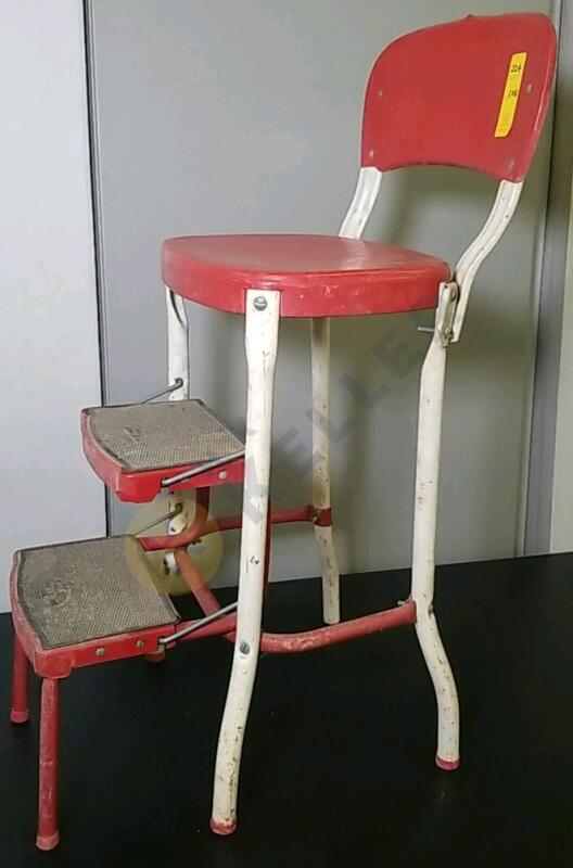 Marsh Allan Metal Step Stool Chair