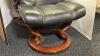 Adjustable Leather Lounge Chair and Footrest - 2