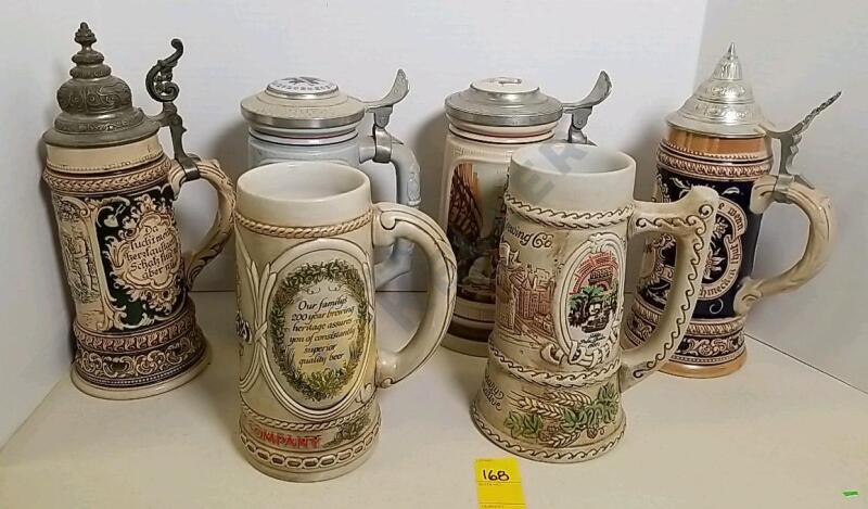 Six Steins