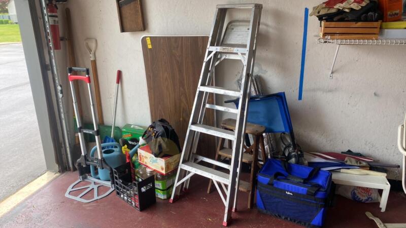 Vintage Slaw Cutter, 5 ft. Aluminum Ladder, and More