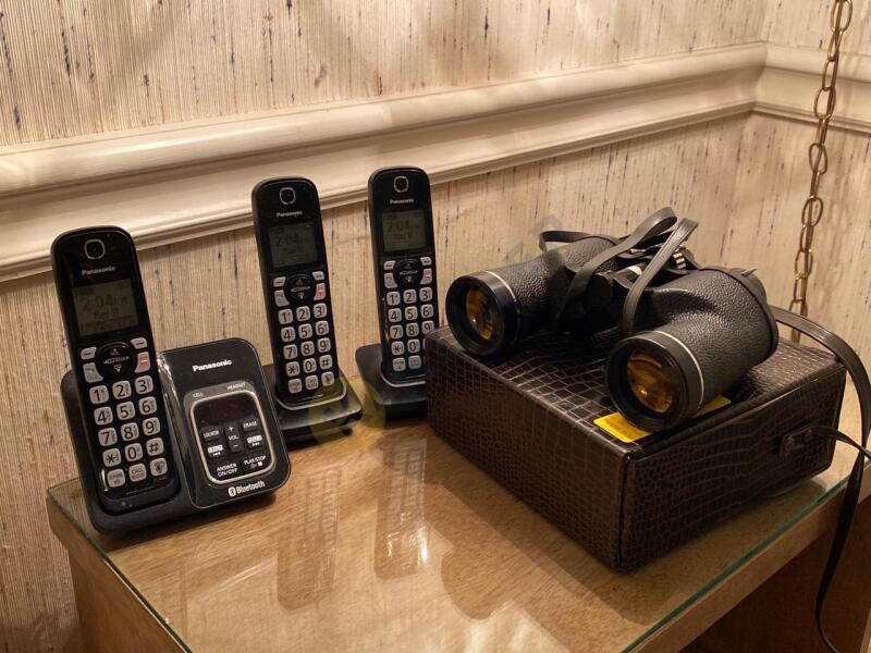 Selsi Binoculars and Panasonic Cordless Telephones