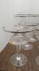 Silver Rimmed Stemware - 2