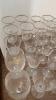 Silver Rimmed Stemware - 6