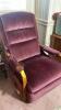 Velour Upholstered Lounge Chair - 2