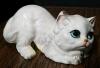 Cast Iron Painted Cat Doorstop and Ceramic Cat - 9